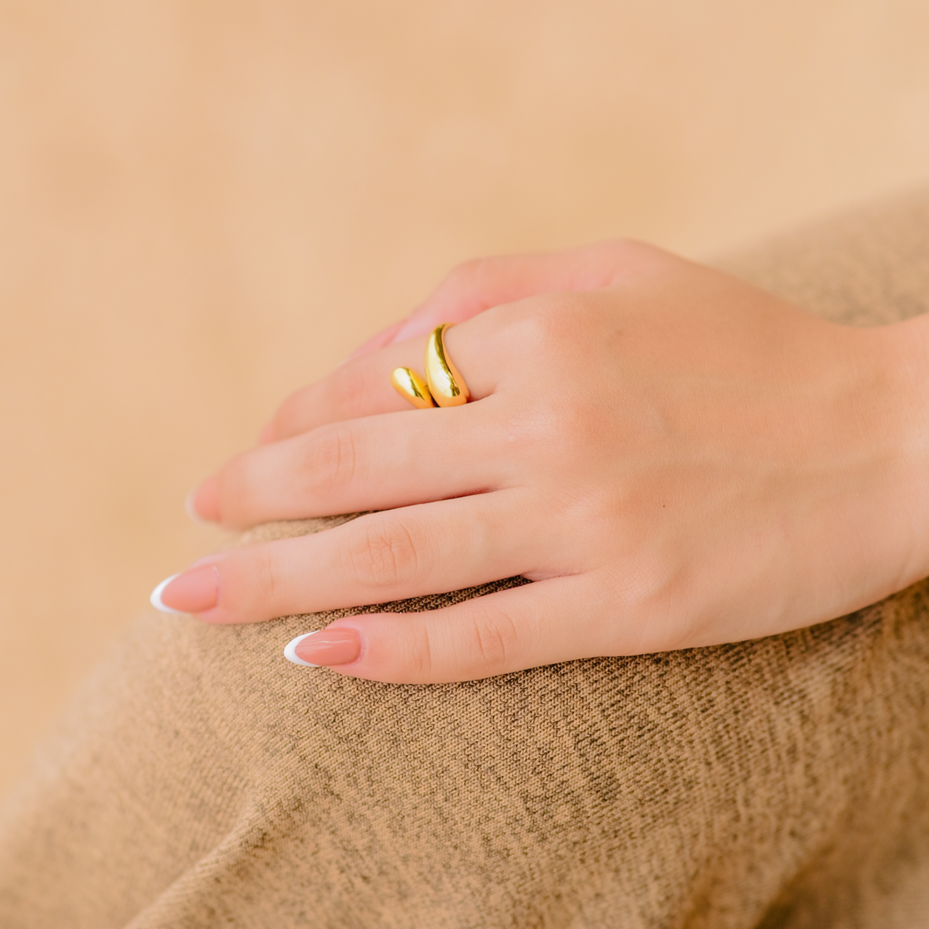 Cora | Anillo Dorado