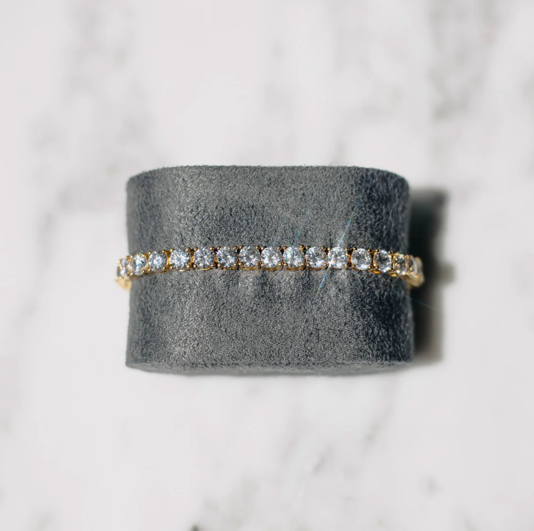 Pulsera de Tenis | Oro Elegante