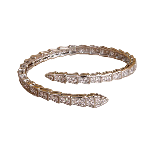 Serpiente de Plata Deluxe | Pulsera