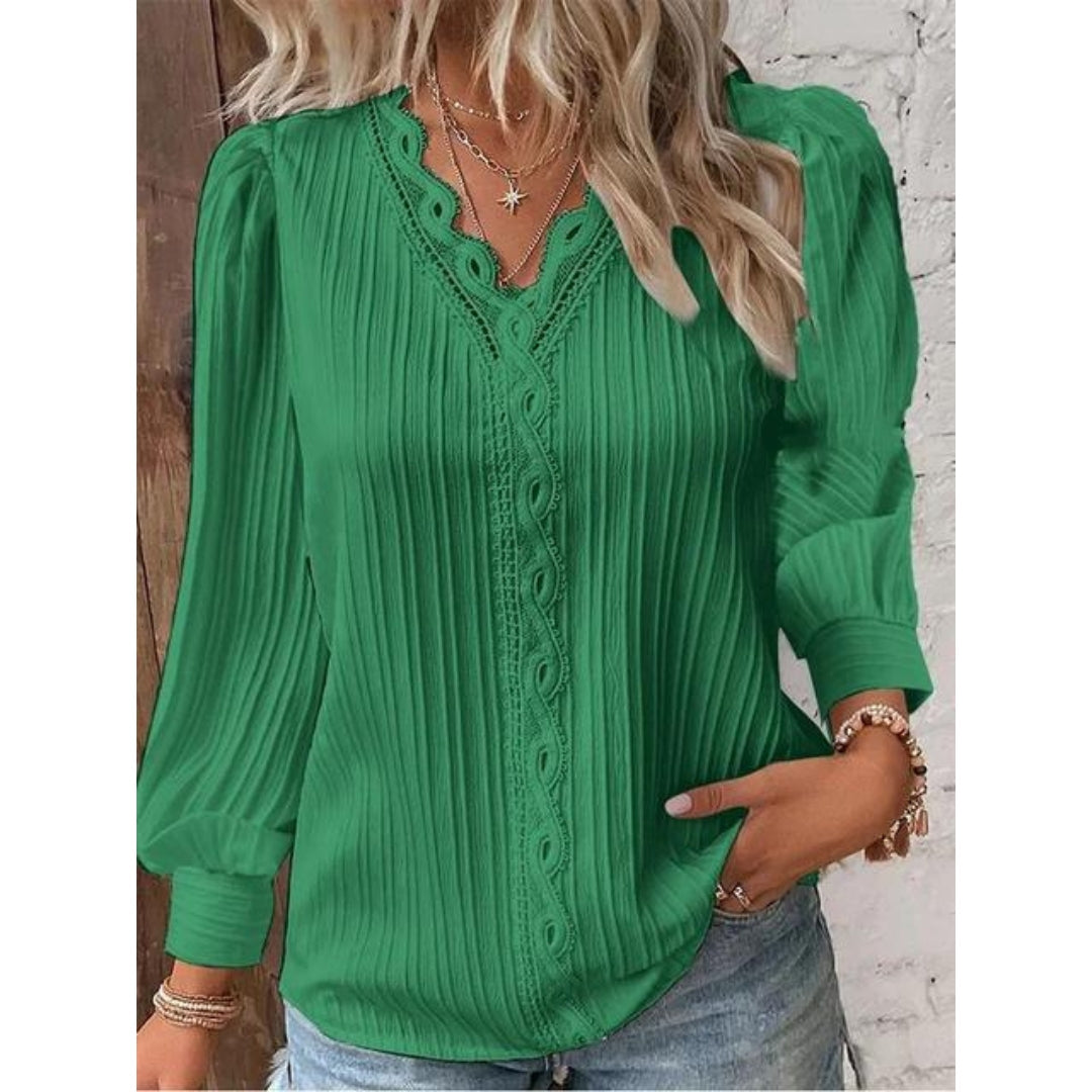 Camillia™ | Elegant Pintuck Blouse