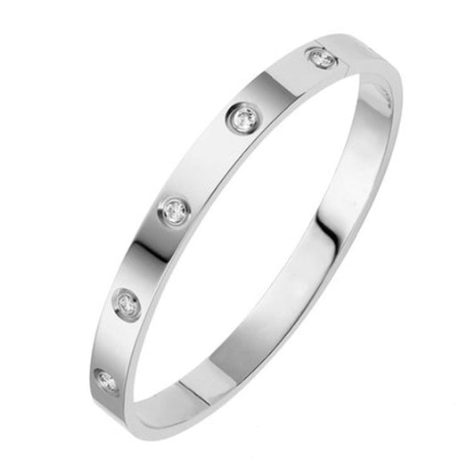 CADENA DE ETERNIDAD | ZIRCONIO PLATA