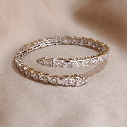 Serpiente de Plata Deluxe | Pulsera