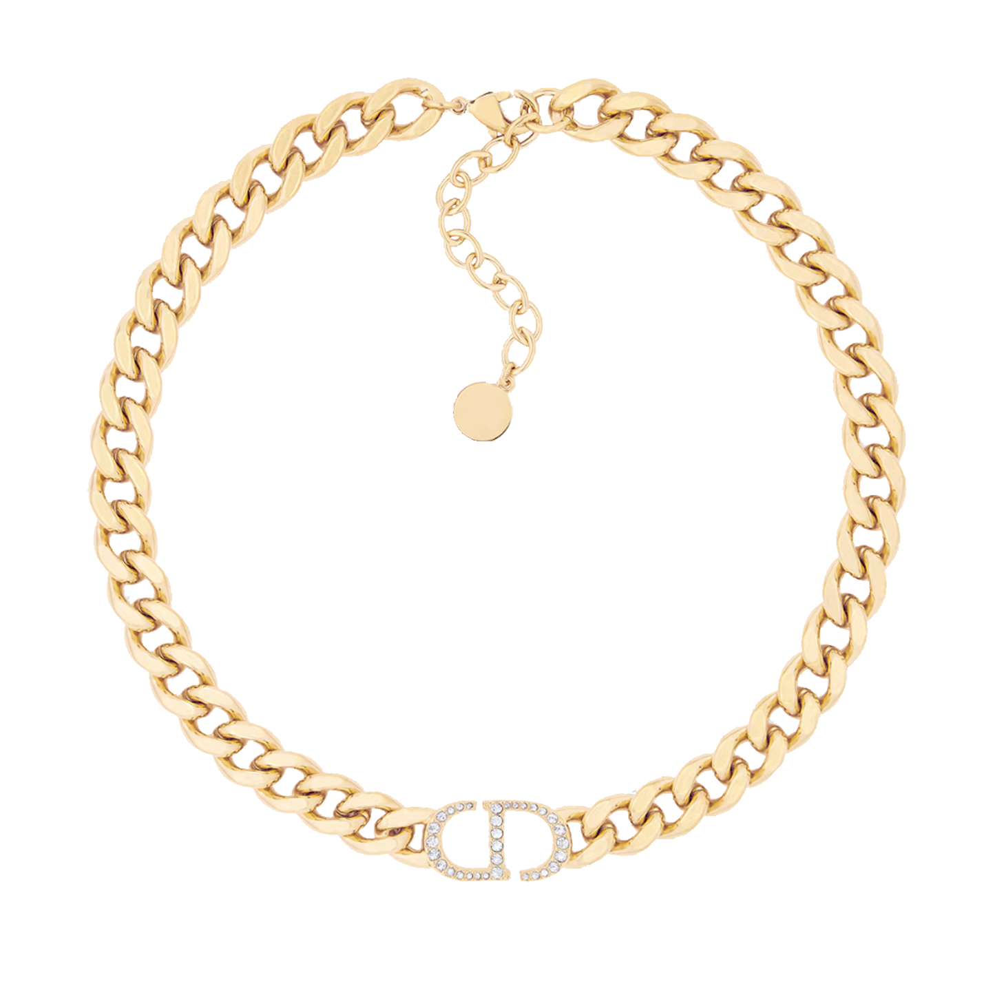 diana | Collar de Oro con Diamantes (Logotipo)