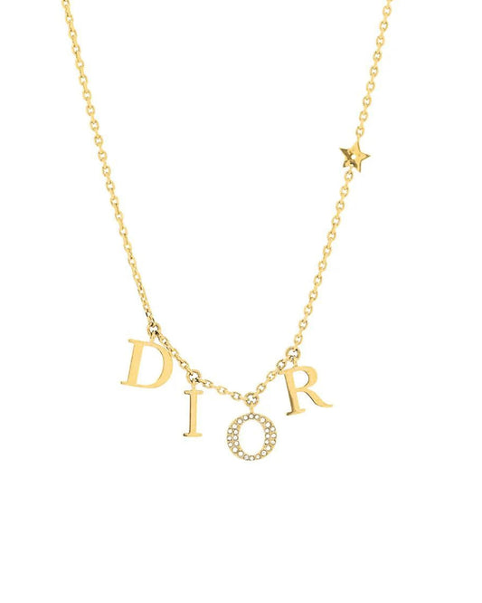 Collar de CD Dorado | Elegancia y Brillo