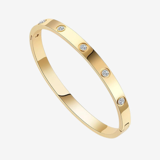ETERNIDAD | Pulsera de eslabones con circonitas