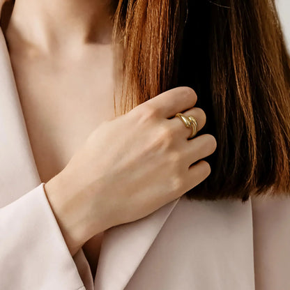 Cora | Anillo Dorado